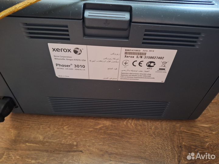 Лазерный принтер Xerox Phaser 3010