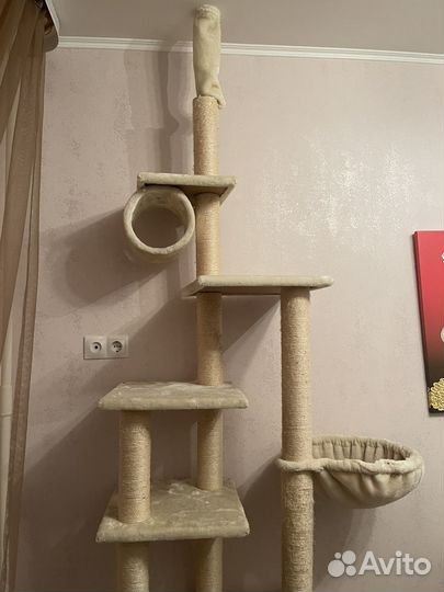 Домик для кошки с когтеточкой