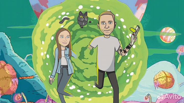 Портреты рисунки на заказ