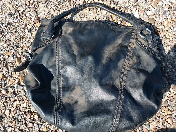 Сумка женская натуральная кожа черная