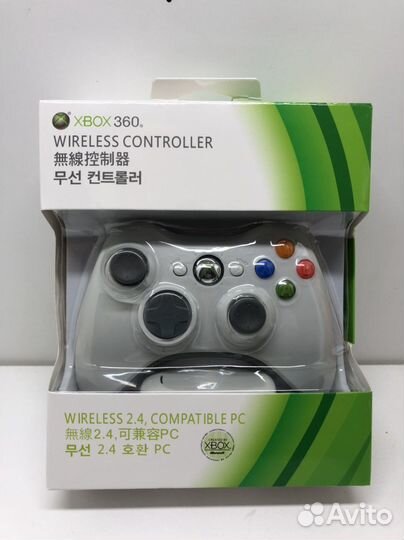 Геймпад Xbox 360 беспроводной с адаптером для пк
