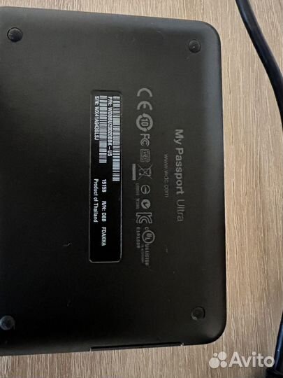 Переносной внешний жёсткий диск WD 2Тб