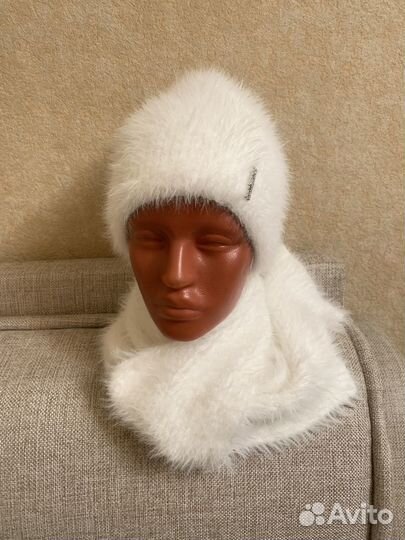 Комплект шапка и шарф