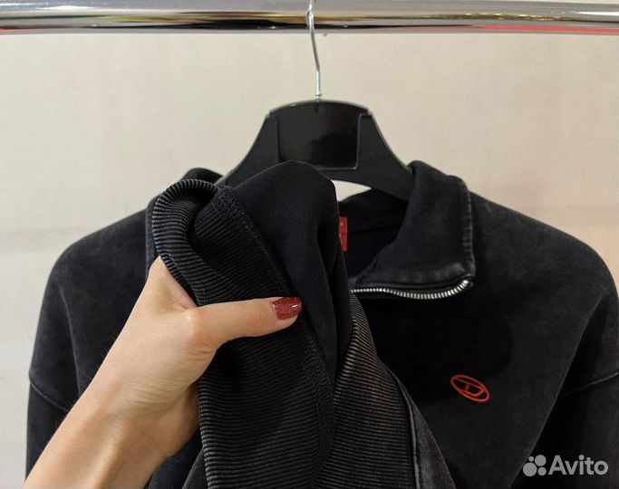 Кофта полузамок diesel мужская