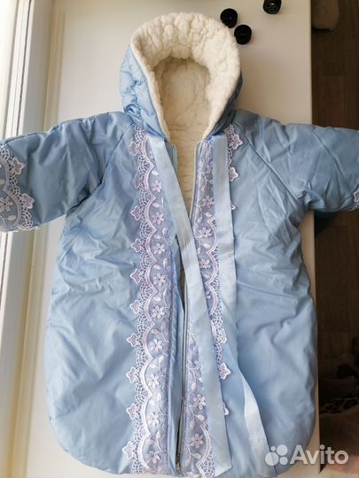 Конверт на овчине бу