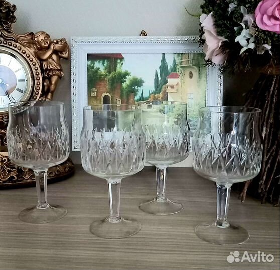 Хрустальные бокалы чехия