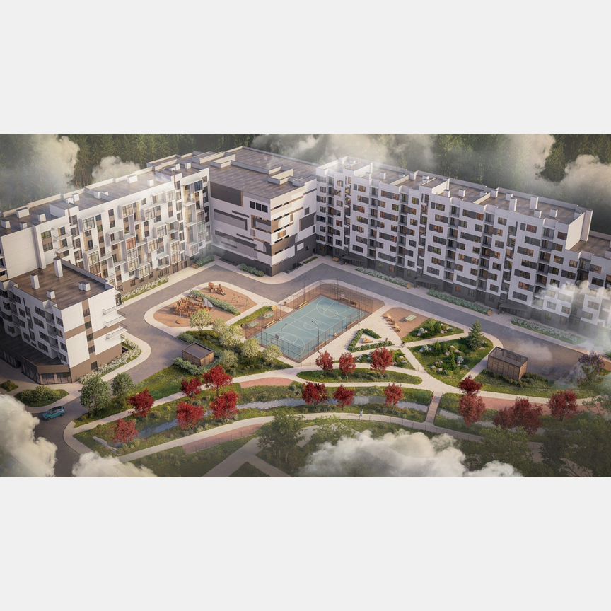 2-к. квартира, 70,8 м², 2/8 эт.