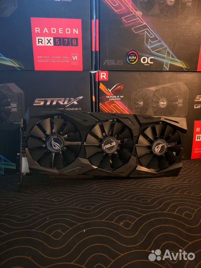 Видеокарта Asus rog strix rx 580 8gb