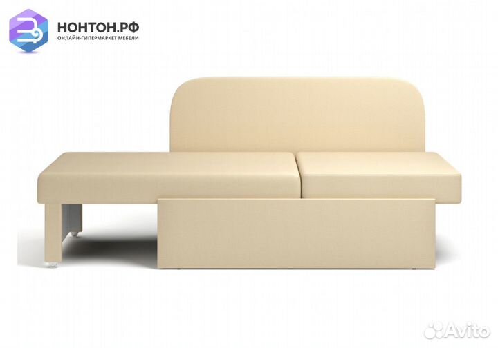 Кушетка еврософа Кларис бежевая
