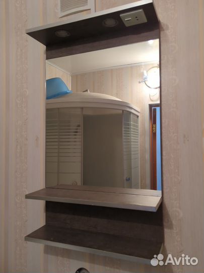 Зеркало в ванную с подсветкой б/у