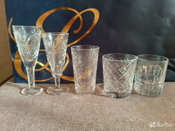 Наборы рюмок, стопок СССР