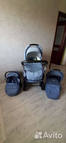 Коляска 3 в 1 indigo