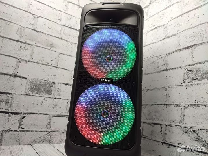 Мощная и большая колонка с караоке, новая