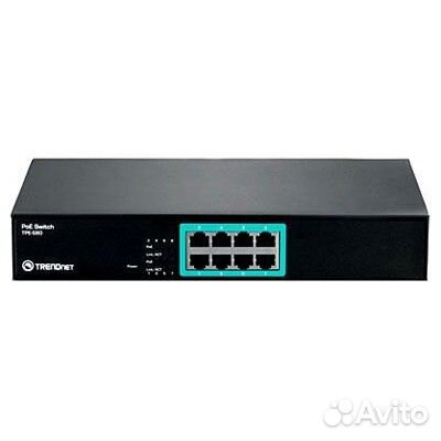 Коммутатор trendnet TPE-S80 8 ports PoE 10/100