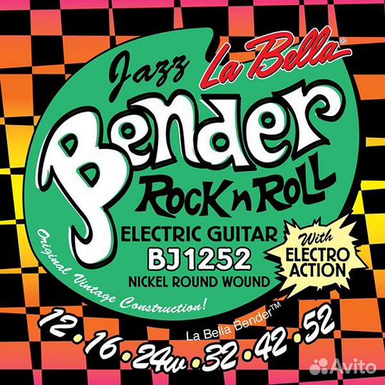 La Bella BJ1252 The Bender Jazz Комплект струн
