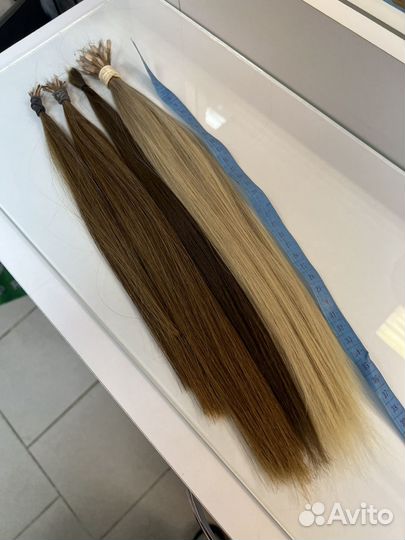 Волосы для наращивания натуральные бу