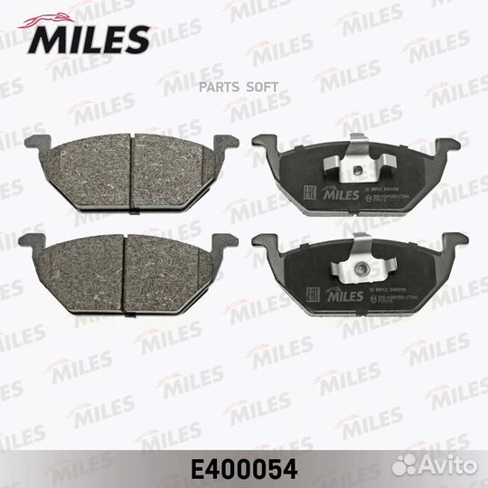 Miles E400054 Колодки тормозные передние