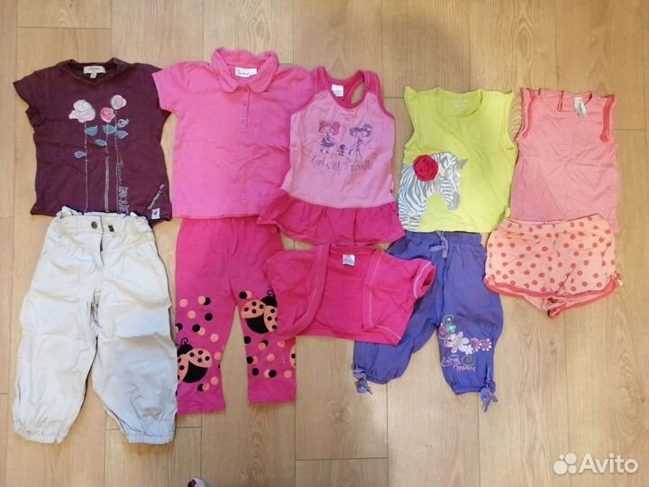 Вещи пакетом на девочку 86-92