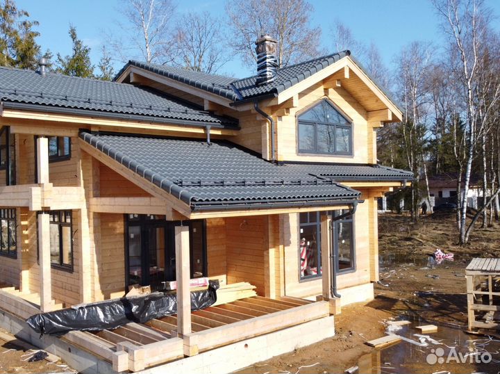 Домокомплект из клееного бруса, ель, 270 на 125