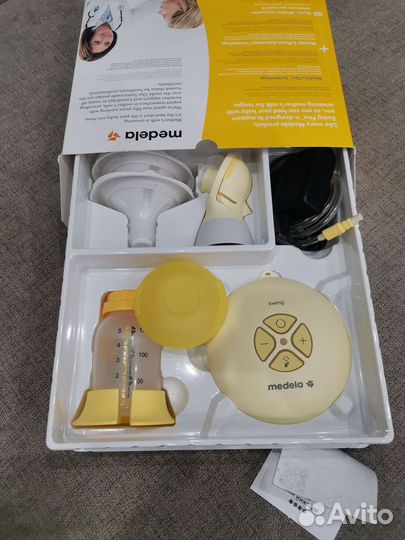 Молокоотсос medela swing flex электрический