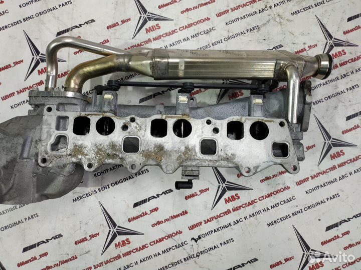 Коллектор впускной правый om642 w211 Mercedes