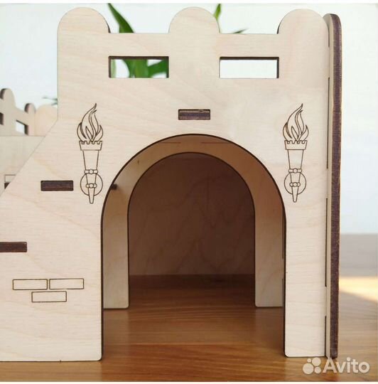 Деревянный домик для грызунов