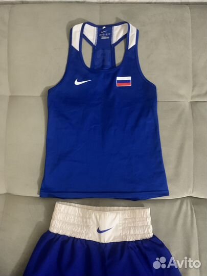 Боксерская форма nike синия
