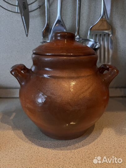 Горшок керамический для запекания блюд