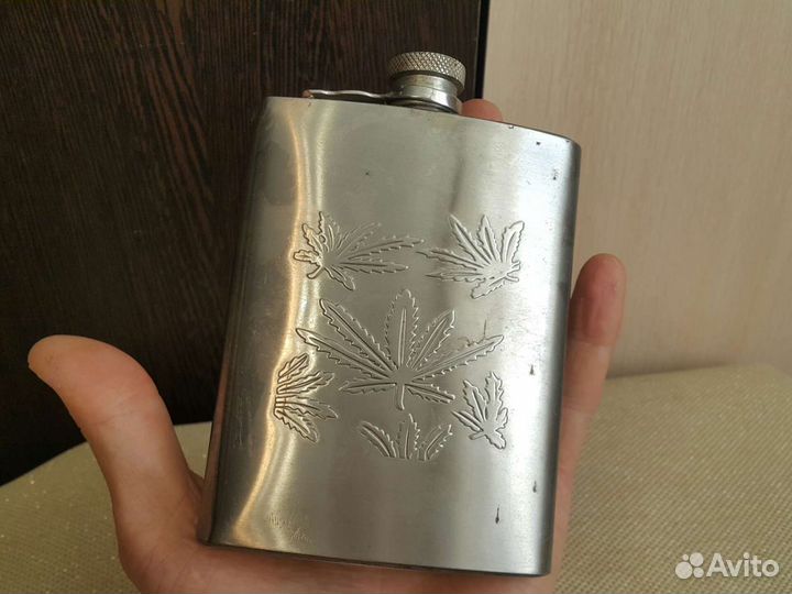 Фляжка конопля ретро подарок