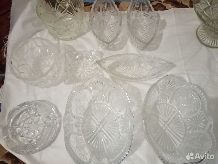 Хрусталь и стекло винтаж советских времен