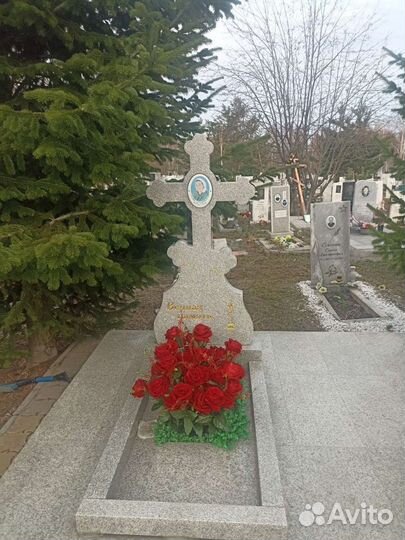 Благоустройство на гусинобродском кладбище