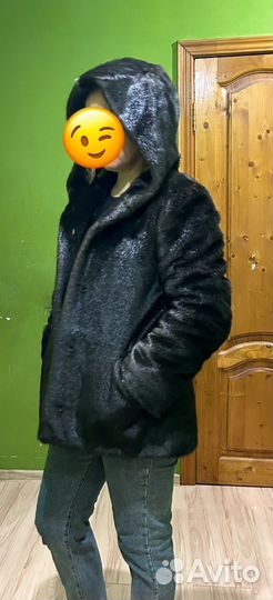 Шуба женская искуственная под норку