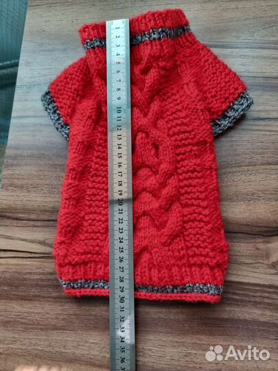 Свитер для собачки, ручная работа