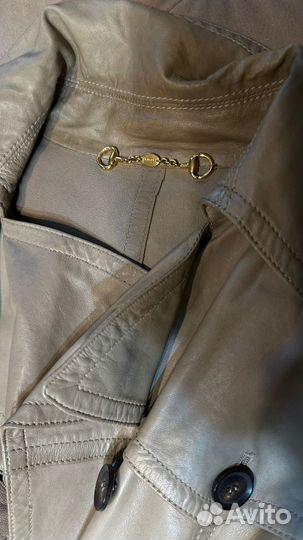 Кожаный плащ женский натуральная кожа