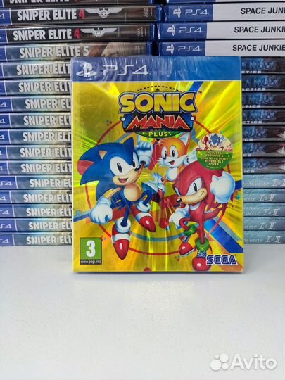 PS4 Sonic Mania Plus с артбуком