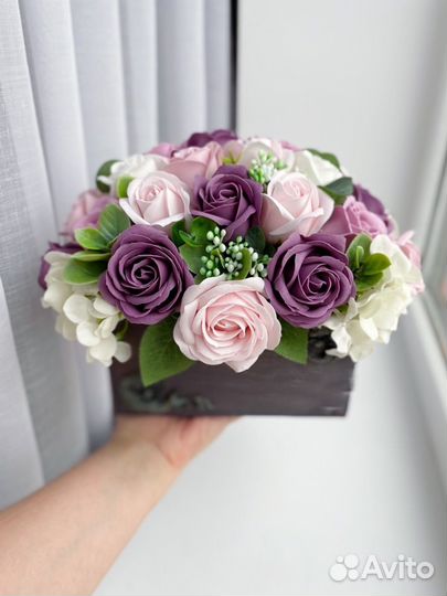 Букет цветов из мыла