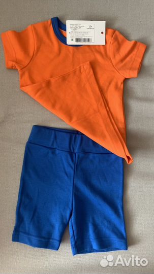 Новый комплект для мальчика шорты+футболка Loloclo