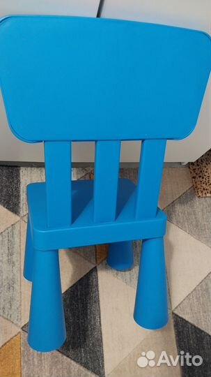 Детский стол и стул IKEA маммут