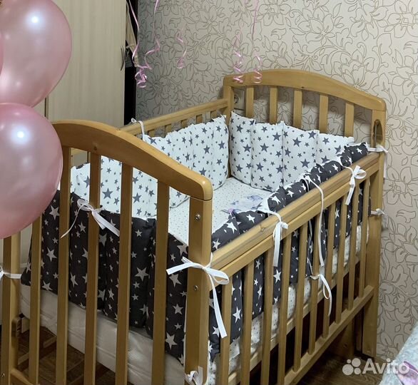 Бортики в детскую кроватку