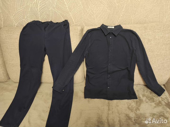 Рубашка и брюки на мальчика, р. 158