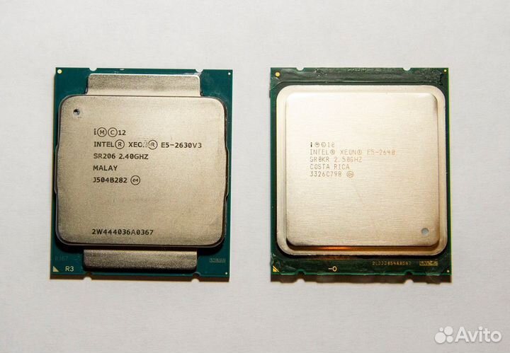 Процессоры Intel Xeon E5-2630v3, Xeon E5-2640