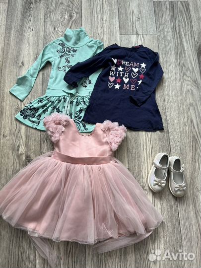 Вещи пакетом на девочку 2-3 года осень-зима