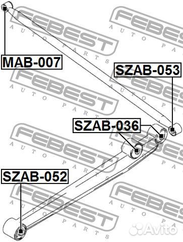 Сайлентблок передний нижнего рычага