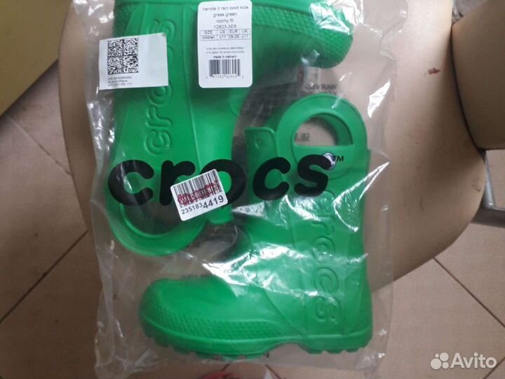 Резиновые сапоги crocs