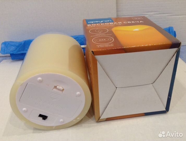 Свеча светодиодная восковая