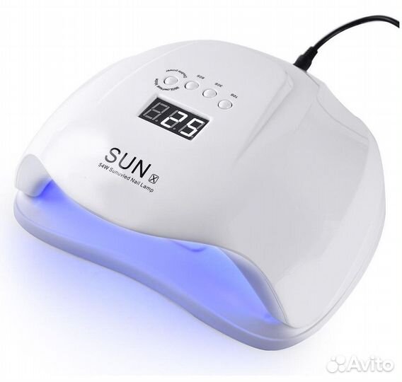 Лампа для маникюра SUN 54W sunuvled nail lamp