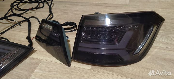 Задание фонари Веста стиль Ауди черные