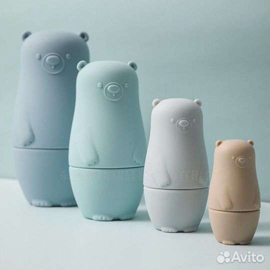 Развивающие игрушки мишки матрешки