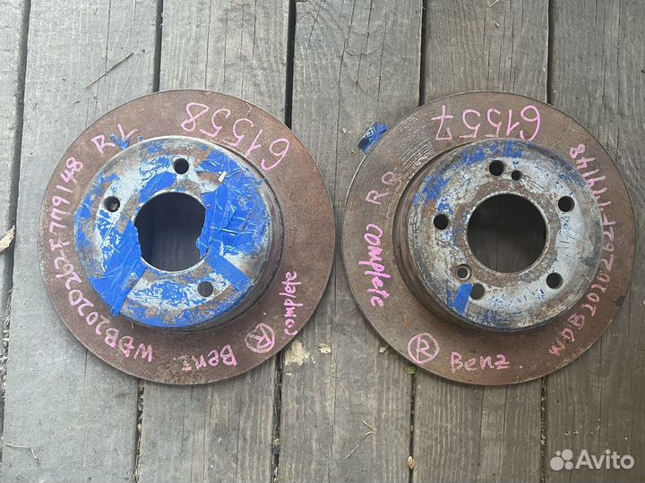 Задние диски тормозные мерседес