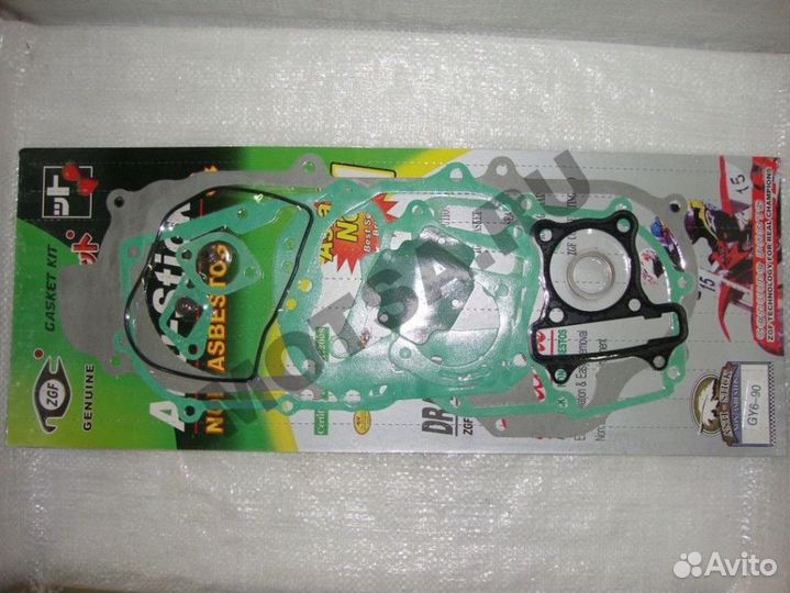 Набор прокладок двигателя скутер 139QMB (90 сс) 10